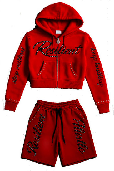 Resilient Hustle Men's Shorts Sets