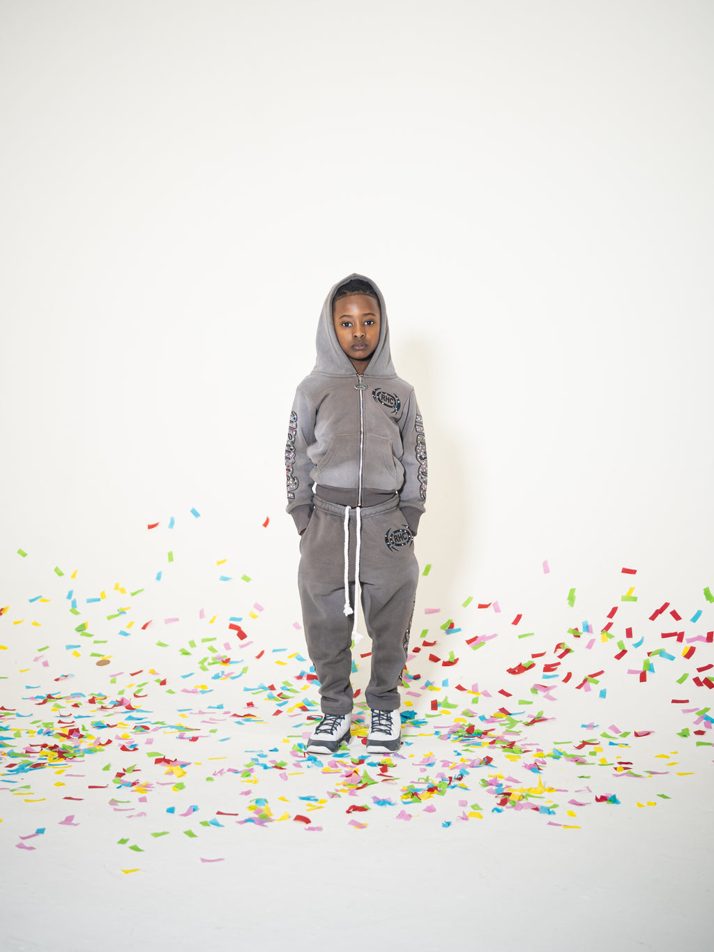 Core Prismatic Kid Sets - Grey