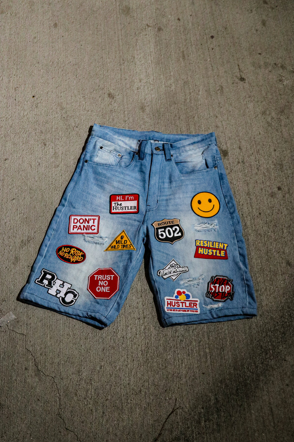 RHC Patchwork jorts