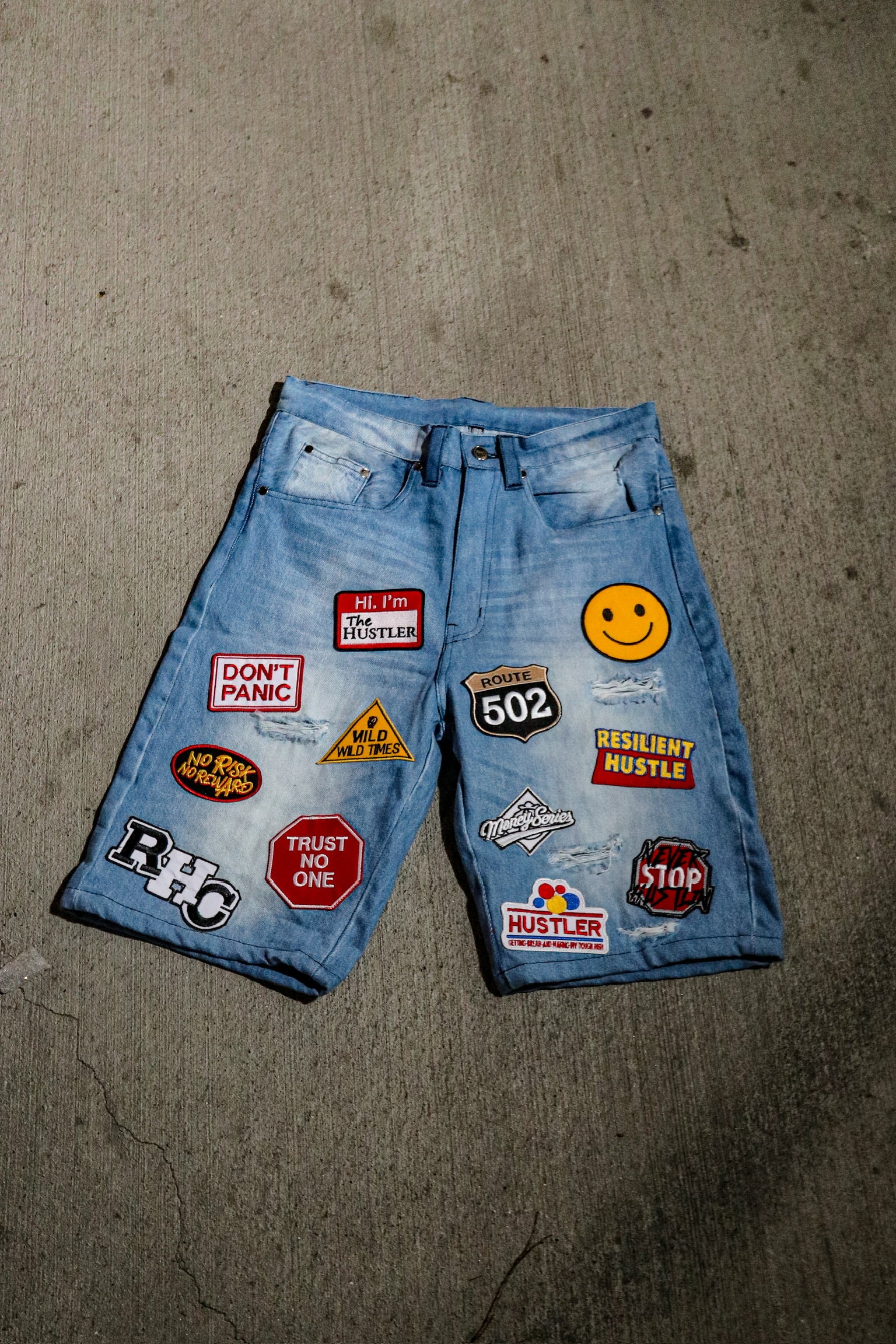 RHC Patchwork jorts