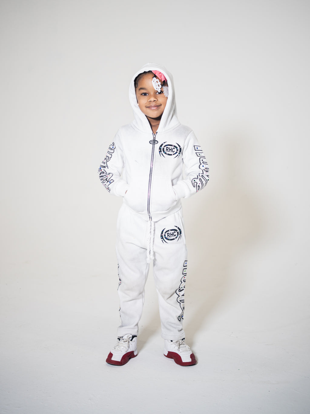Core Prismatic Kid Sets - White