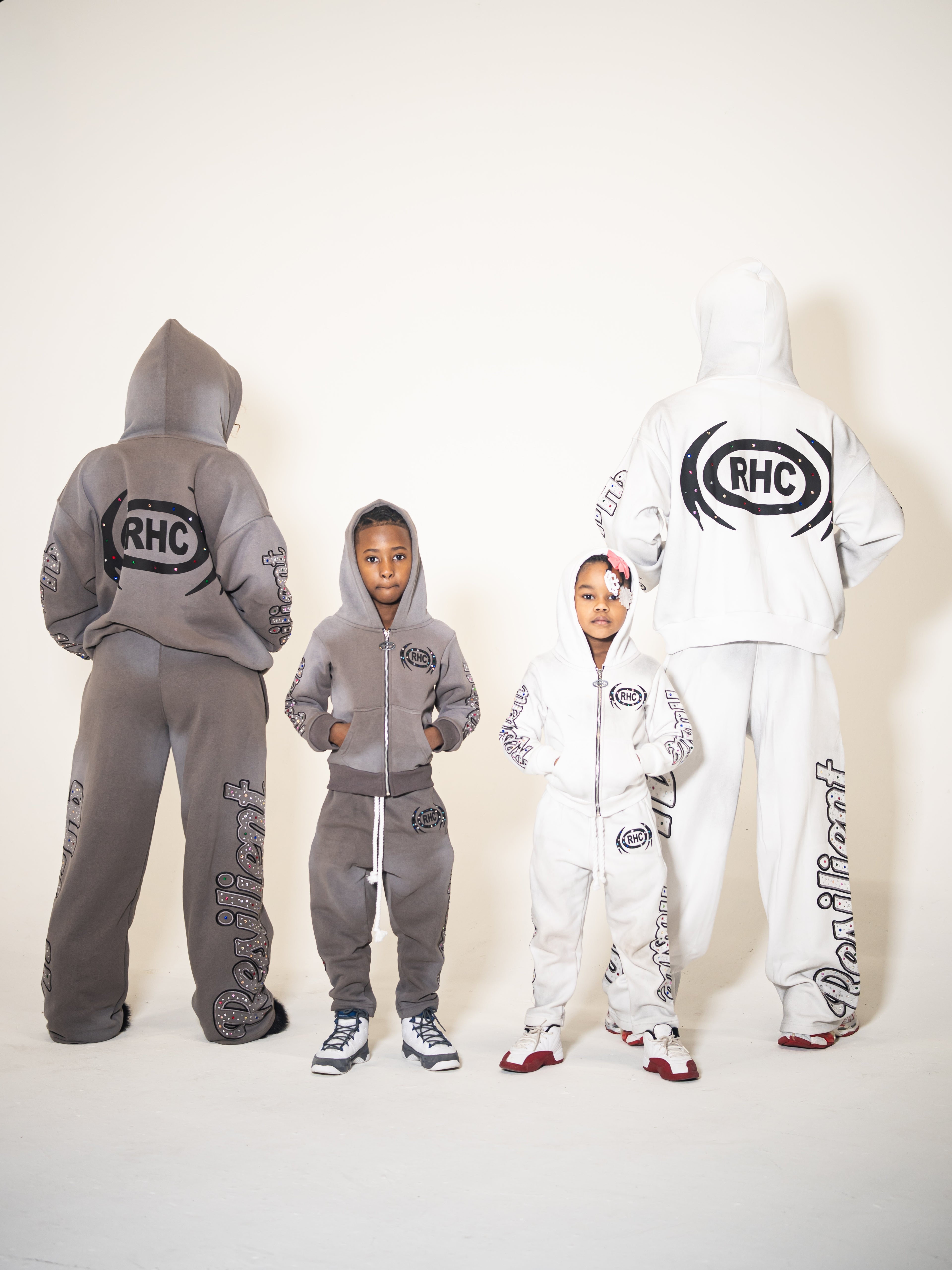 Core Prismatic Kid Sets - Grey